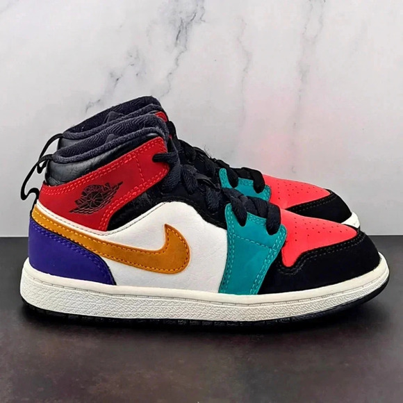 Jordan 1 Mid PS Multicolor  - sz 12c - Picture 4 of 7